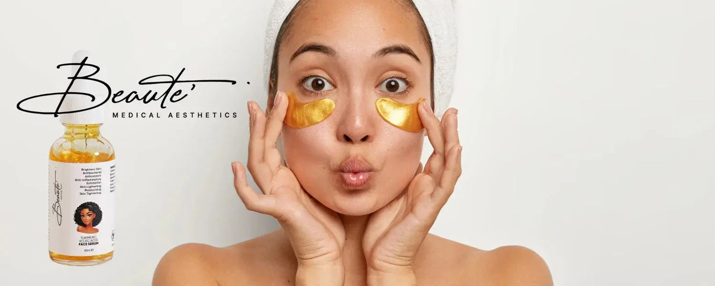 beaute turmeric and kojic acid face serum
