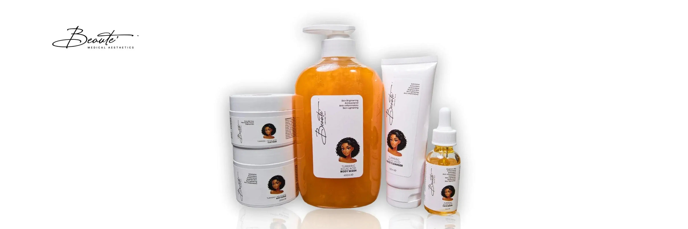 Natural-Skin-Care-Turmeric-Kojic-Acid Beaute' Medical Aesthetics (BMA)