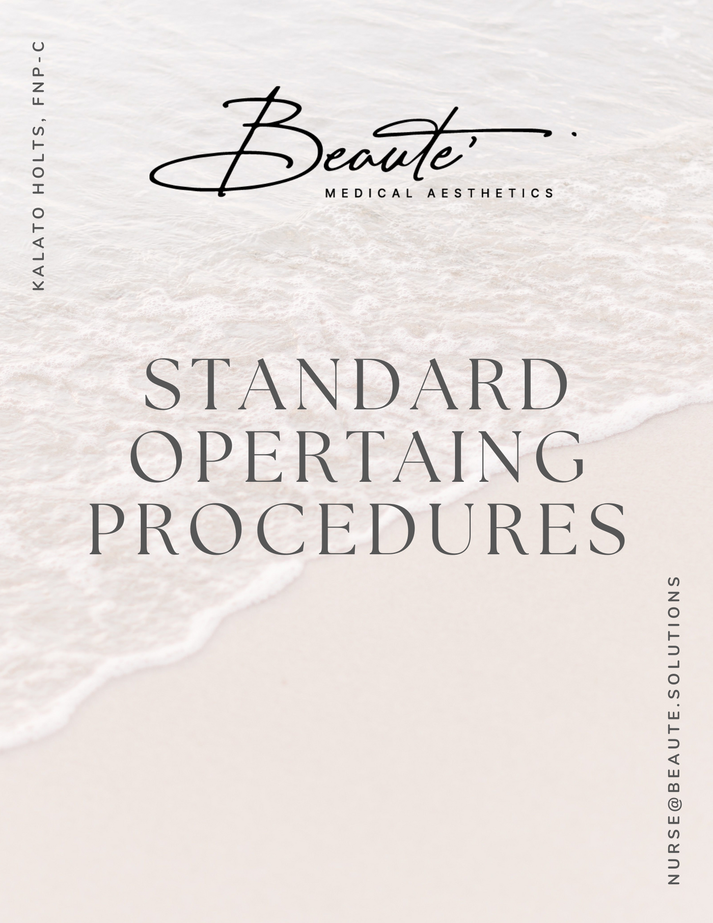 Advanced Botox Training Book: Comprehensive Standard Operation Procedures for Safe Practices