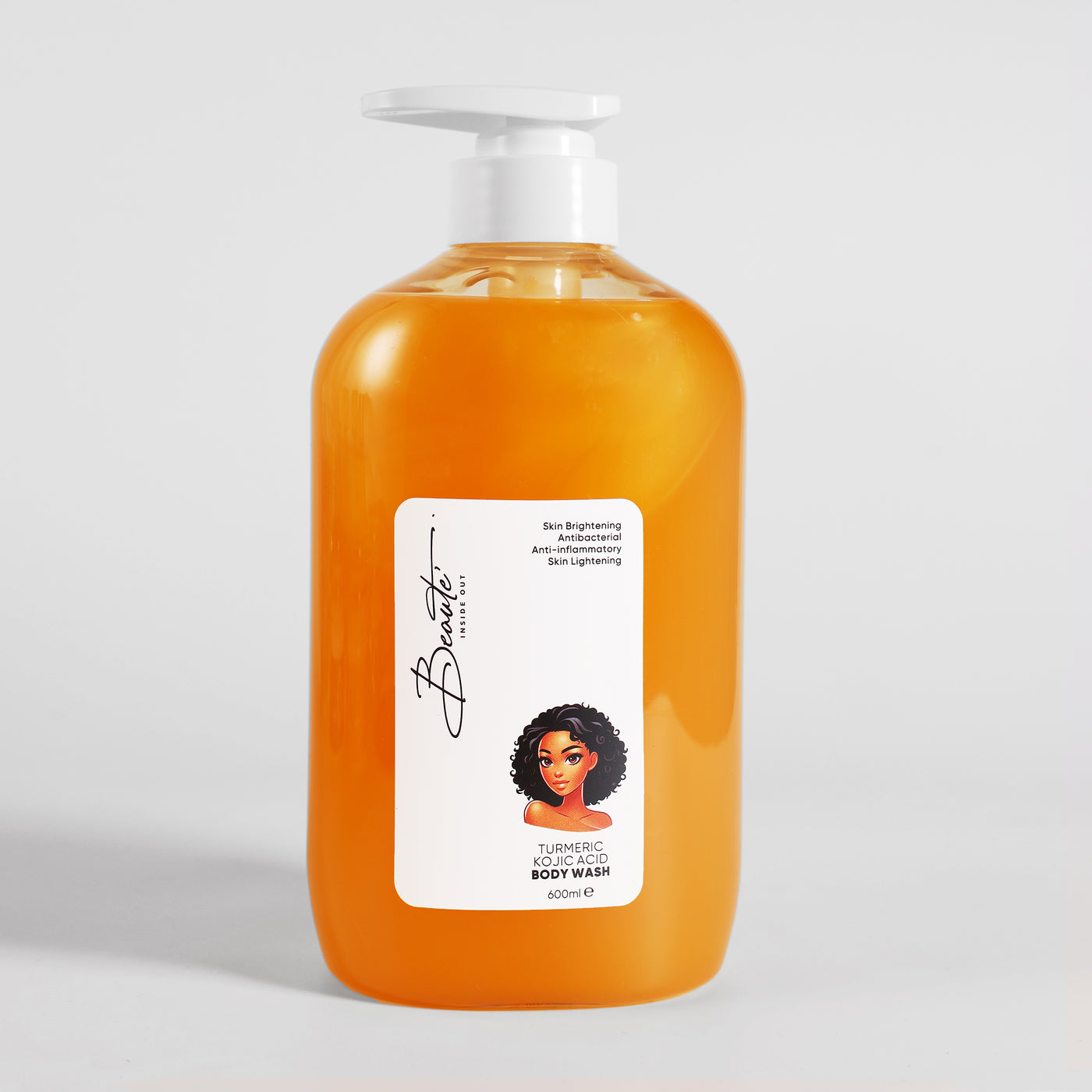 Turmeric & Kojic Acid Body Wash for Brightening and Even Skin Tone