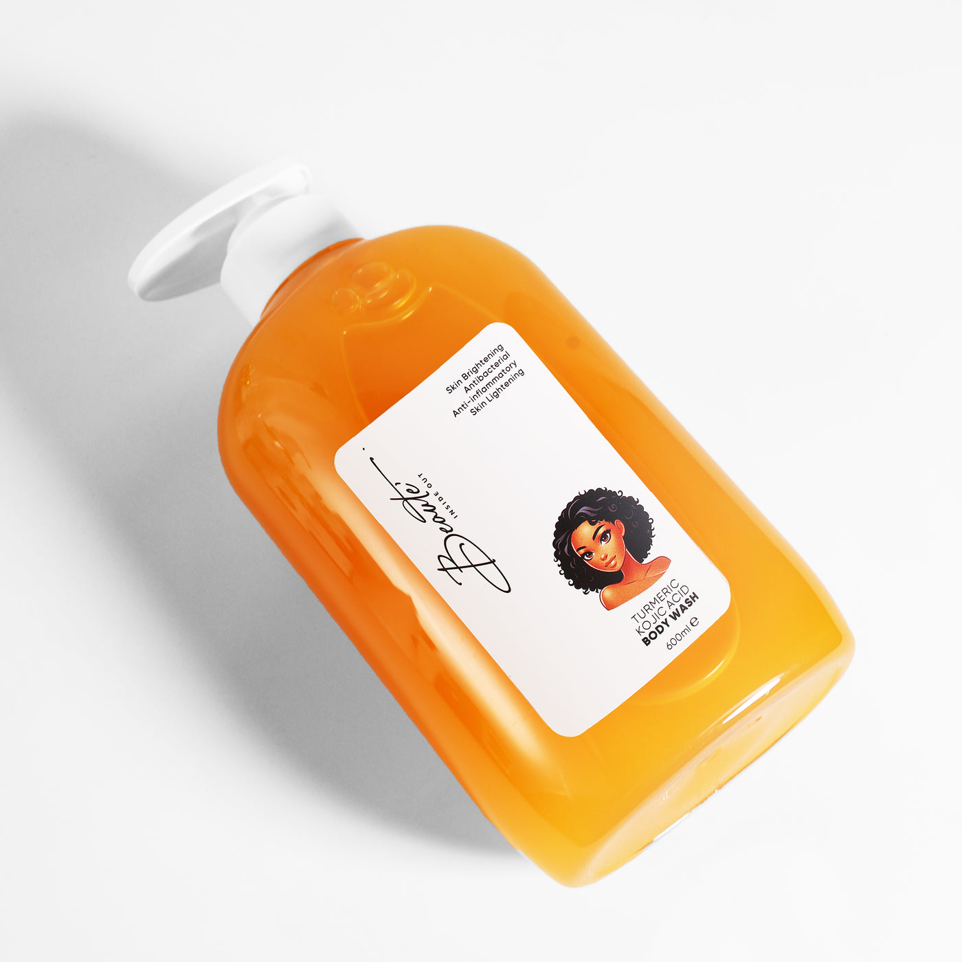 Turmeric & Kojic Acid Body Wash for Brightening and Even Skin Tone