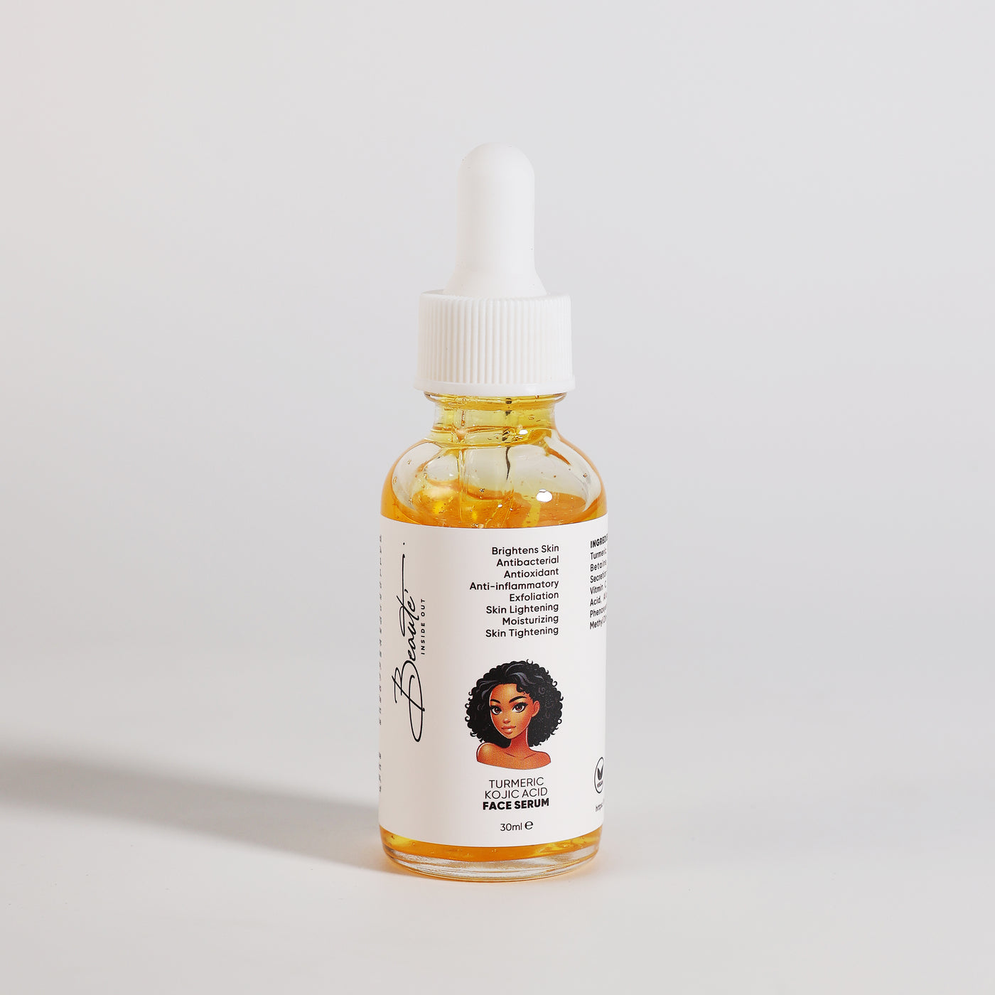 Turmeric & Kojic Acid Face Serum for Brightening and Even Skin Tone