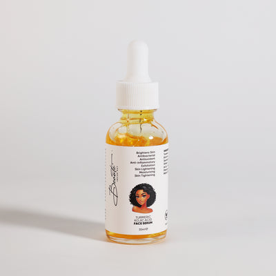 Turmeric & Kojic Acid Face Serum for Brightening and Even Skin Tone