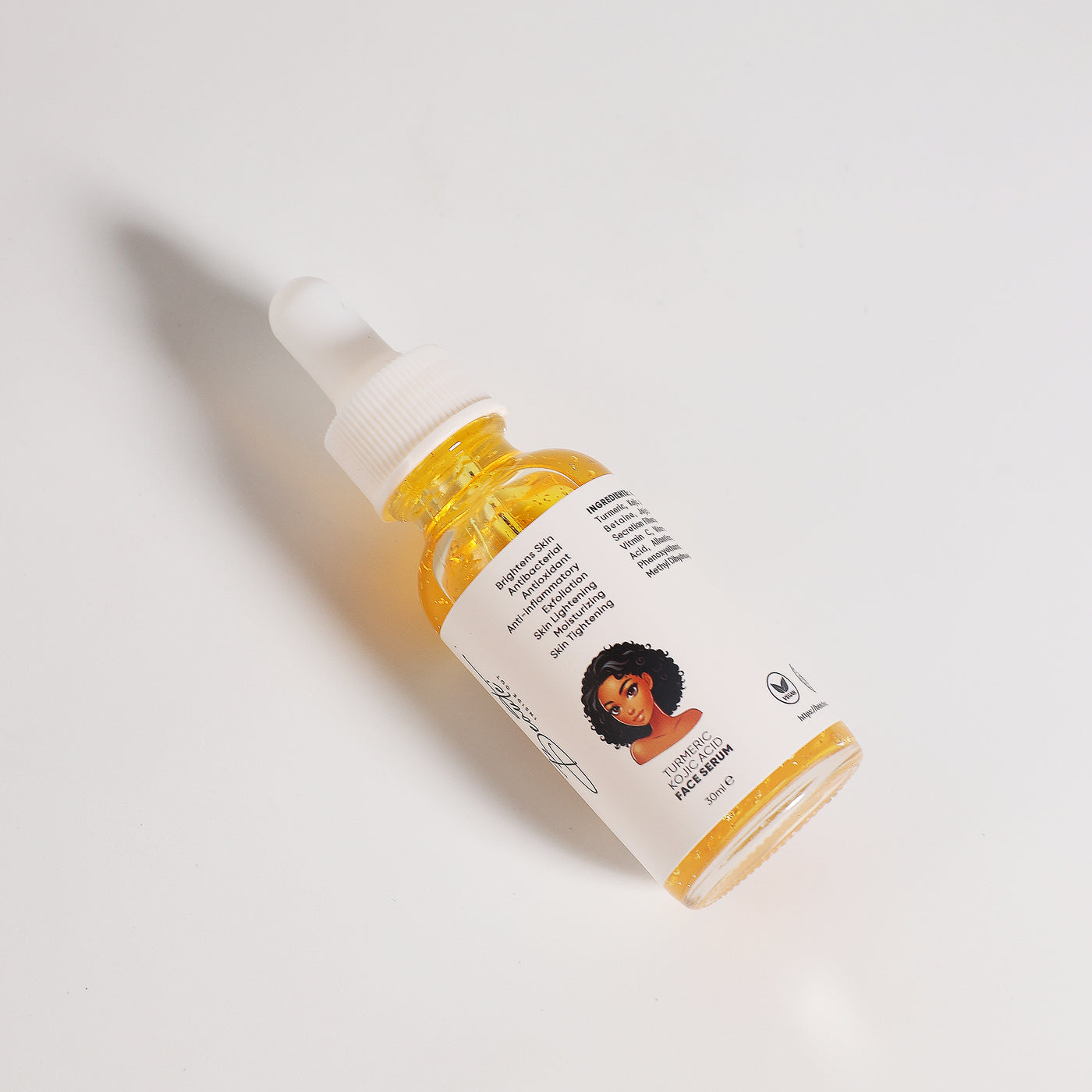 Turmeric & Kojic Acid Face Serum for Brightening and Even Skin Tone